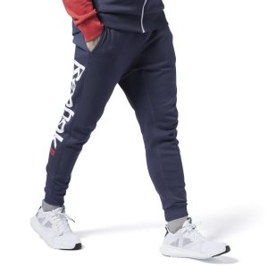 Reebok Training Essentials Logo Jogger Hosen Herren - Navy - DE 537-KUG